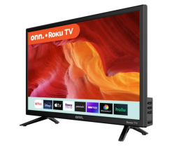 onn. Smart TV against a white background