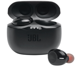 JBL 125TWS earbuds against a white background
