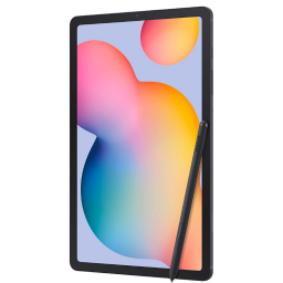 Samsung Galaxy Tab S6 Lite on a white background