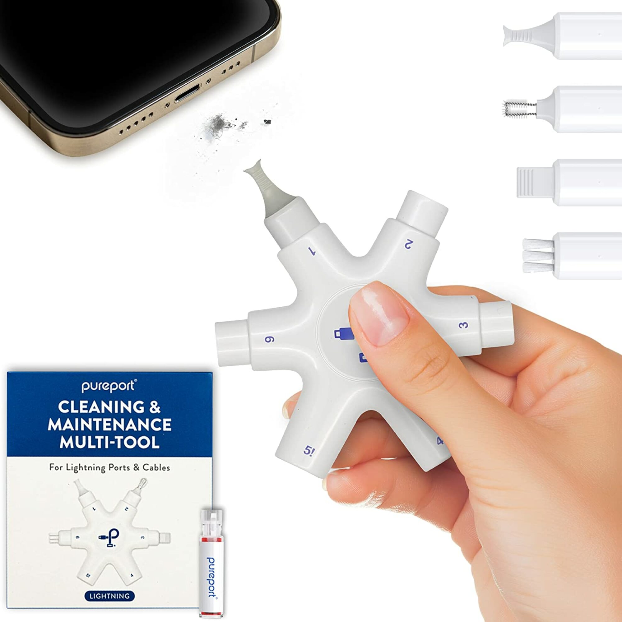 PurePort multitool iPhone cleaning tool
