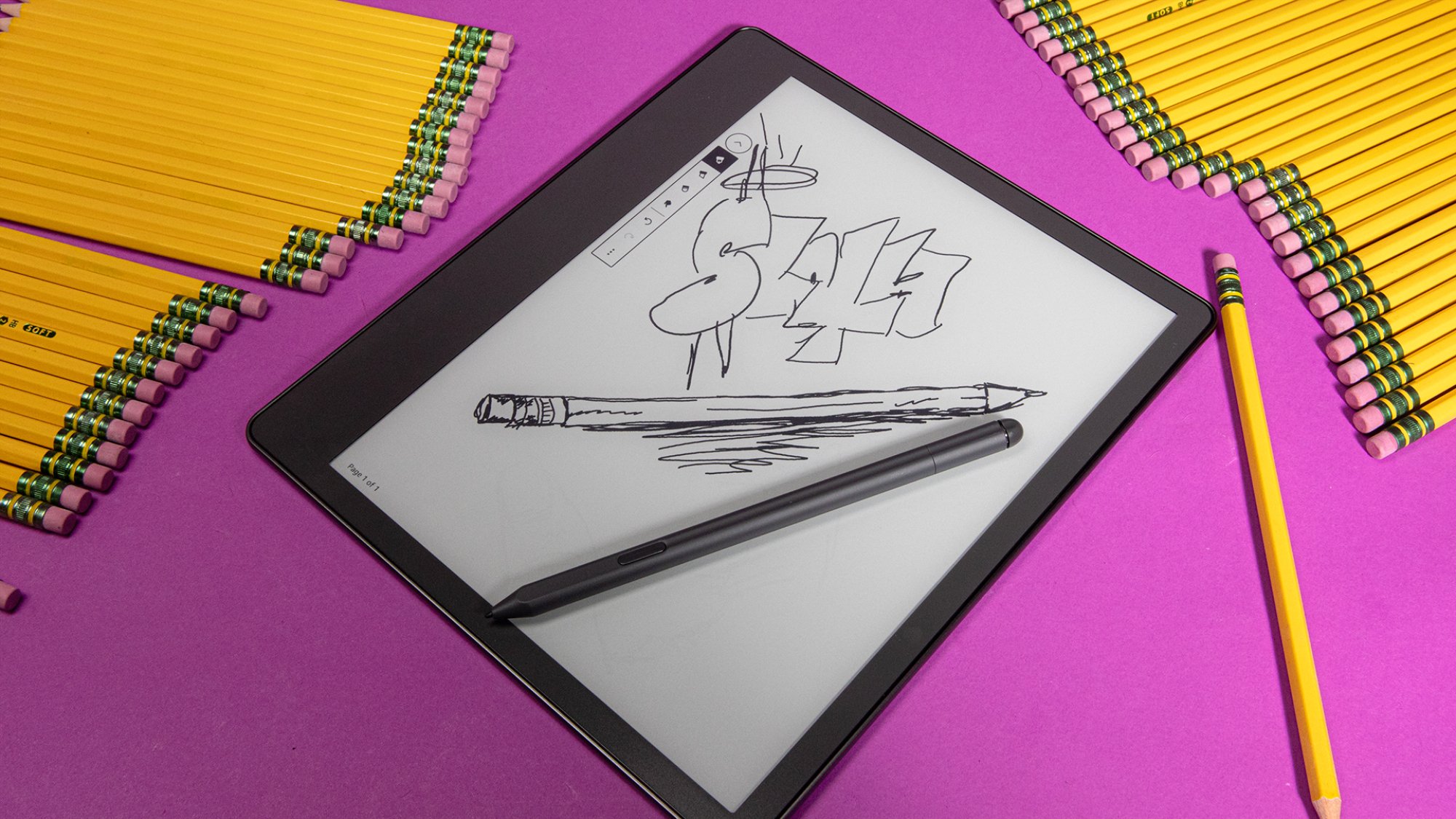 Kindle Scribe notebook doodle