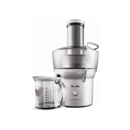 Breville Juice Fountain Compact Juicer in silver