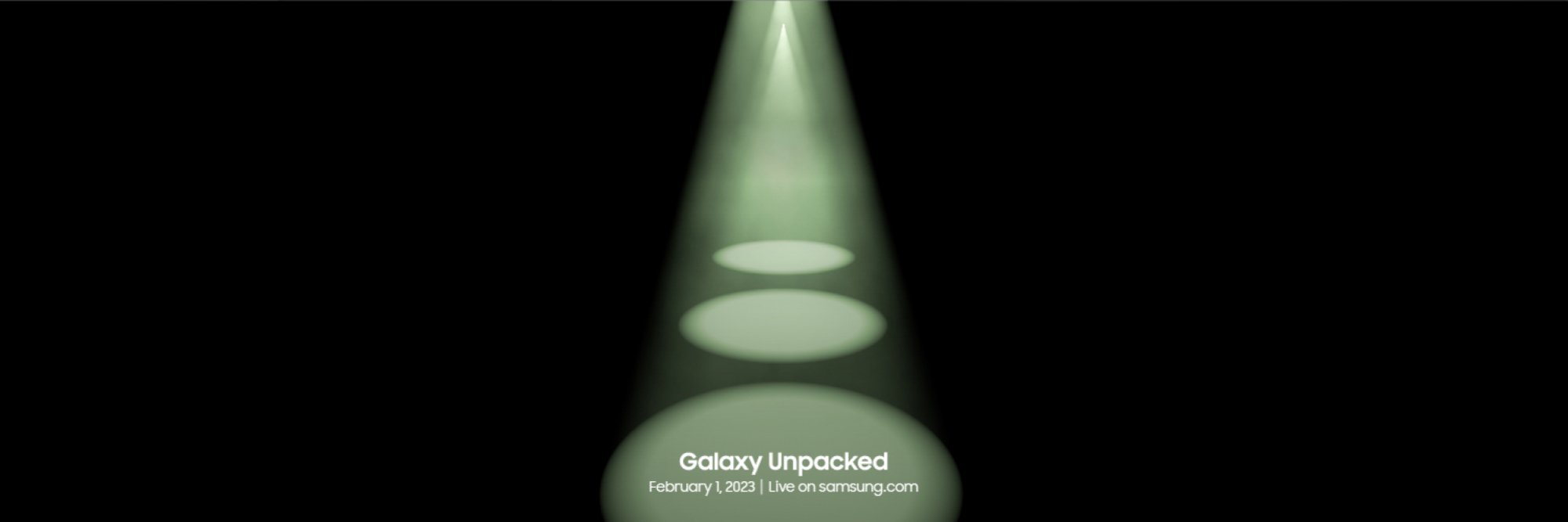 Samsung Galaxy Unpacked invitation graphic