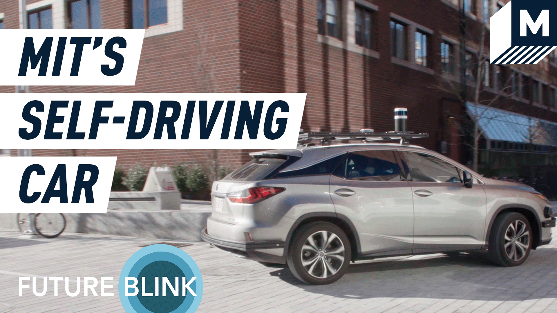 MIT's autonomous car turning a corner.