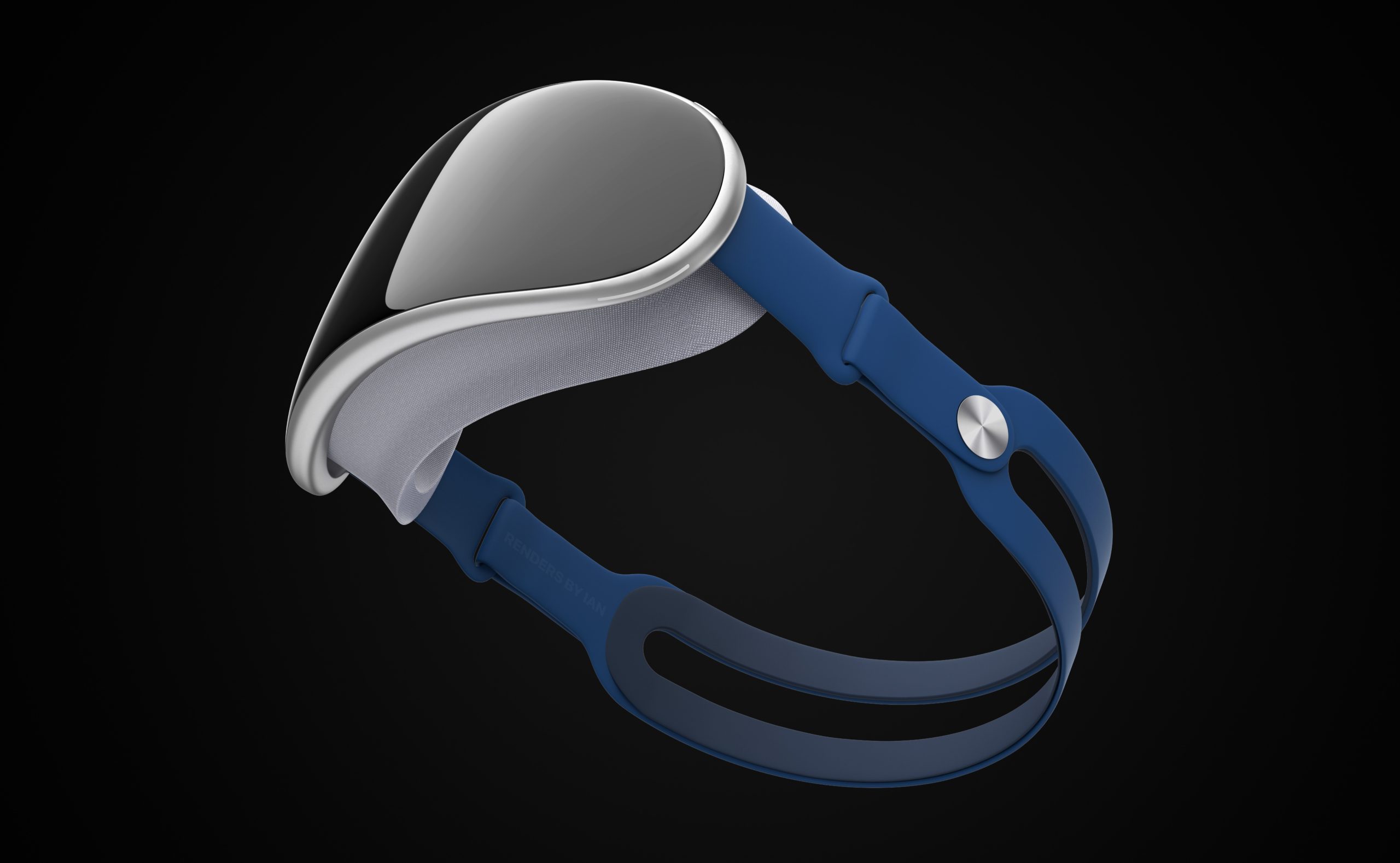 A concept render of Apple's XR headset