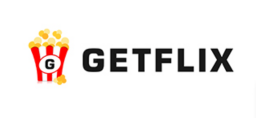 getflix logo with popcorn illustration