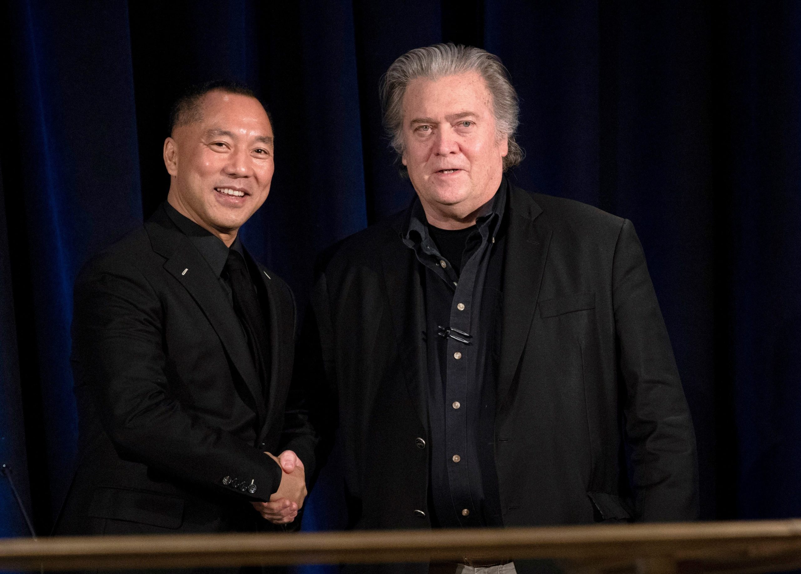 Guo Wengui and Steve Bannon