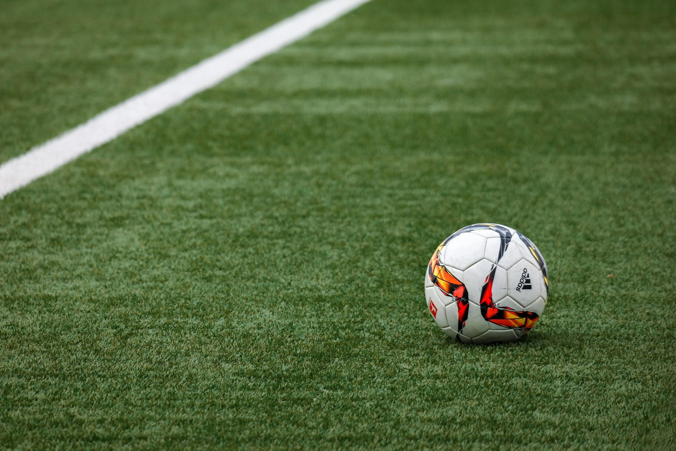 Soccer ball on field