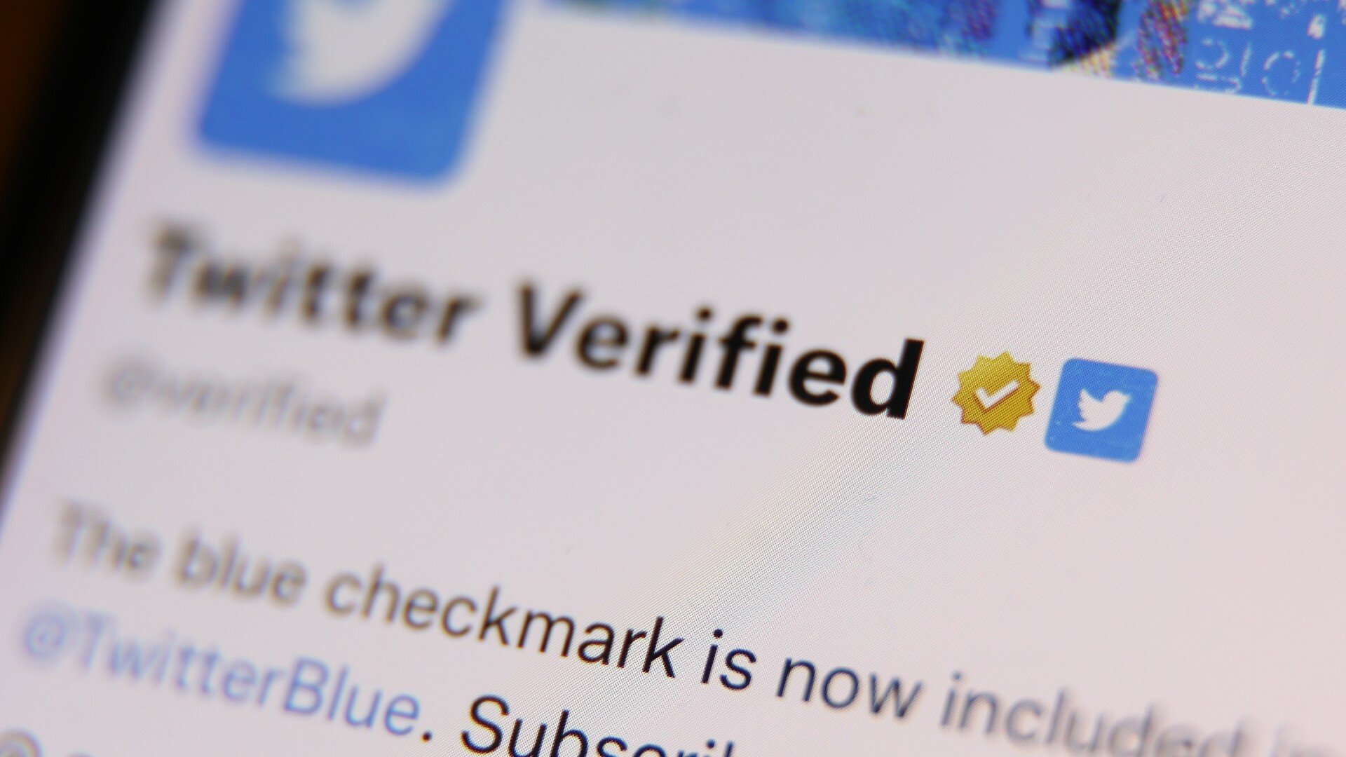 Twitter blue checkmark