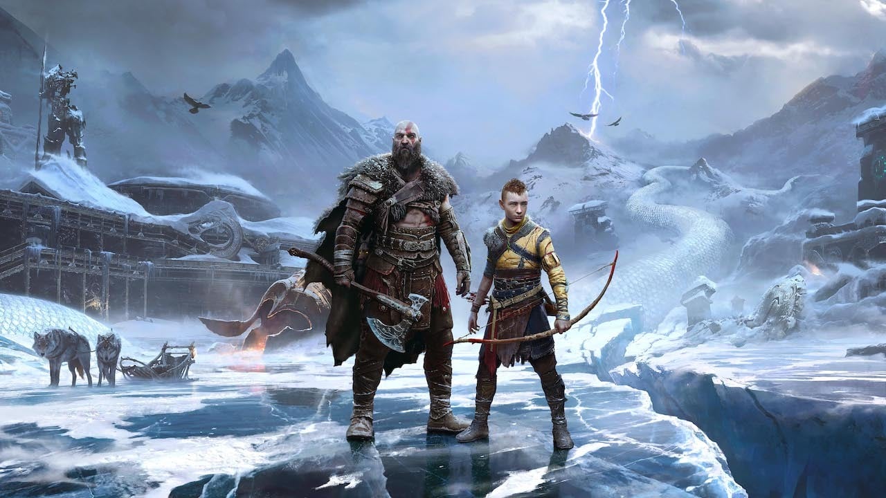 'God of War Ragnarok' cover art