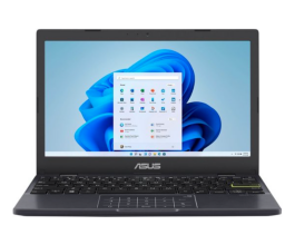 ASUS 11.6 inch laptop against white background