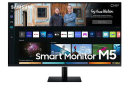 32-inch smart monitor against white background