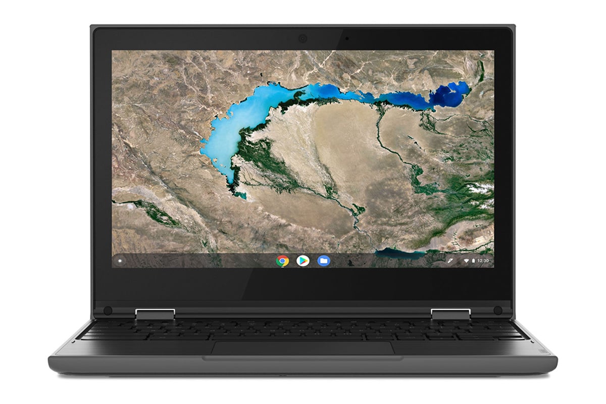 Lenovo 2-in-1 Chromebook in black