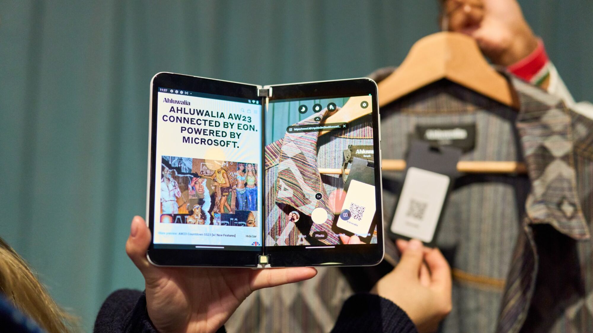 An example of smart, digital ID tags.