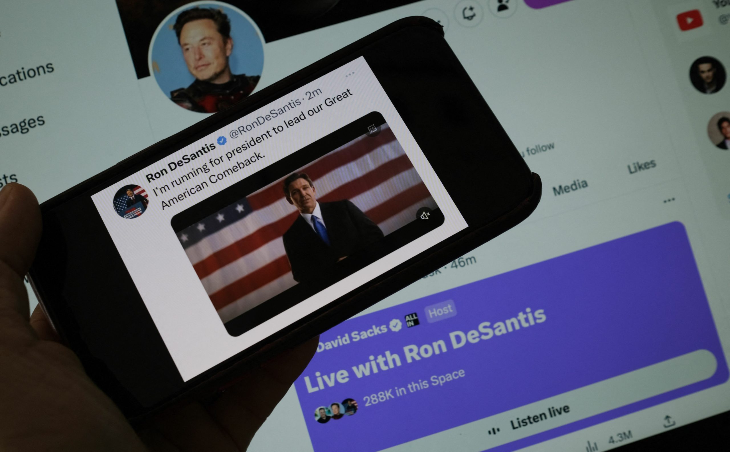 Ron DeSantis video on Twitter