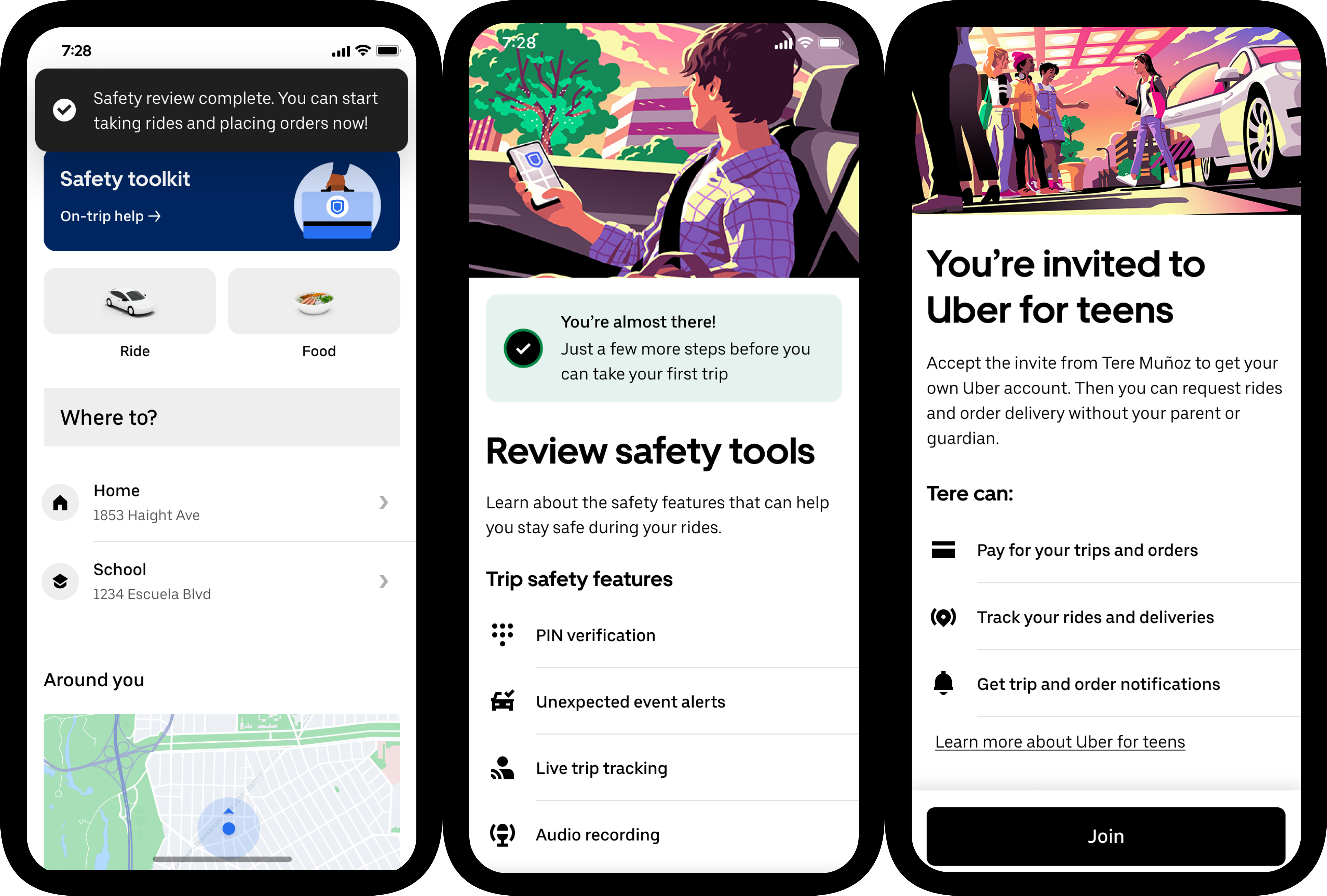 Uber's new teen feature