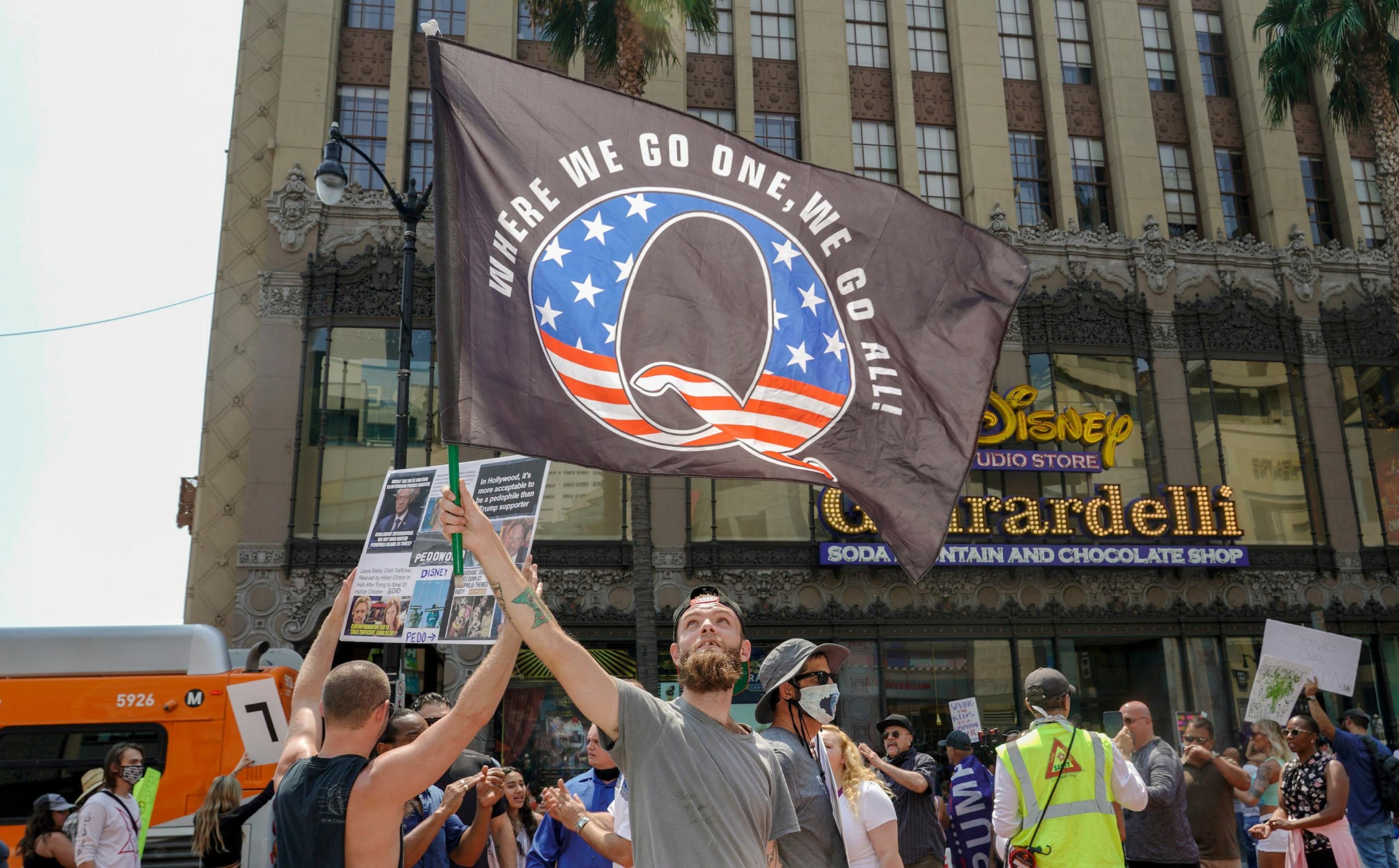 QAnon rally