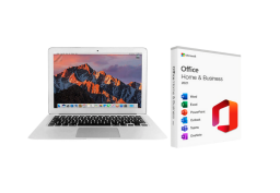 macbook air next to microsoft office for mac