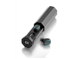 slim charging case with Bluetooth earbuds 