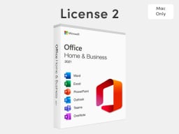 Software box for Microsoft Office for Mac