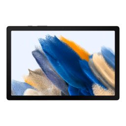 Samsung Galaxy Tab A8 on white background