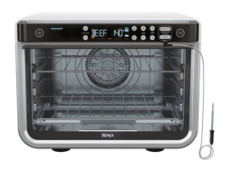 Ninja foodi XL air fryer in metal with black accents