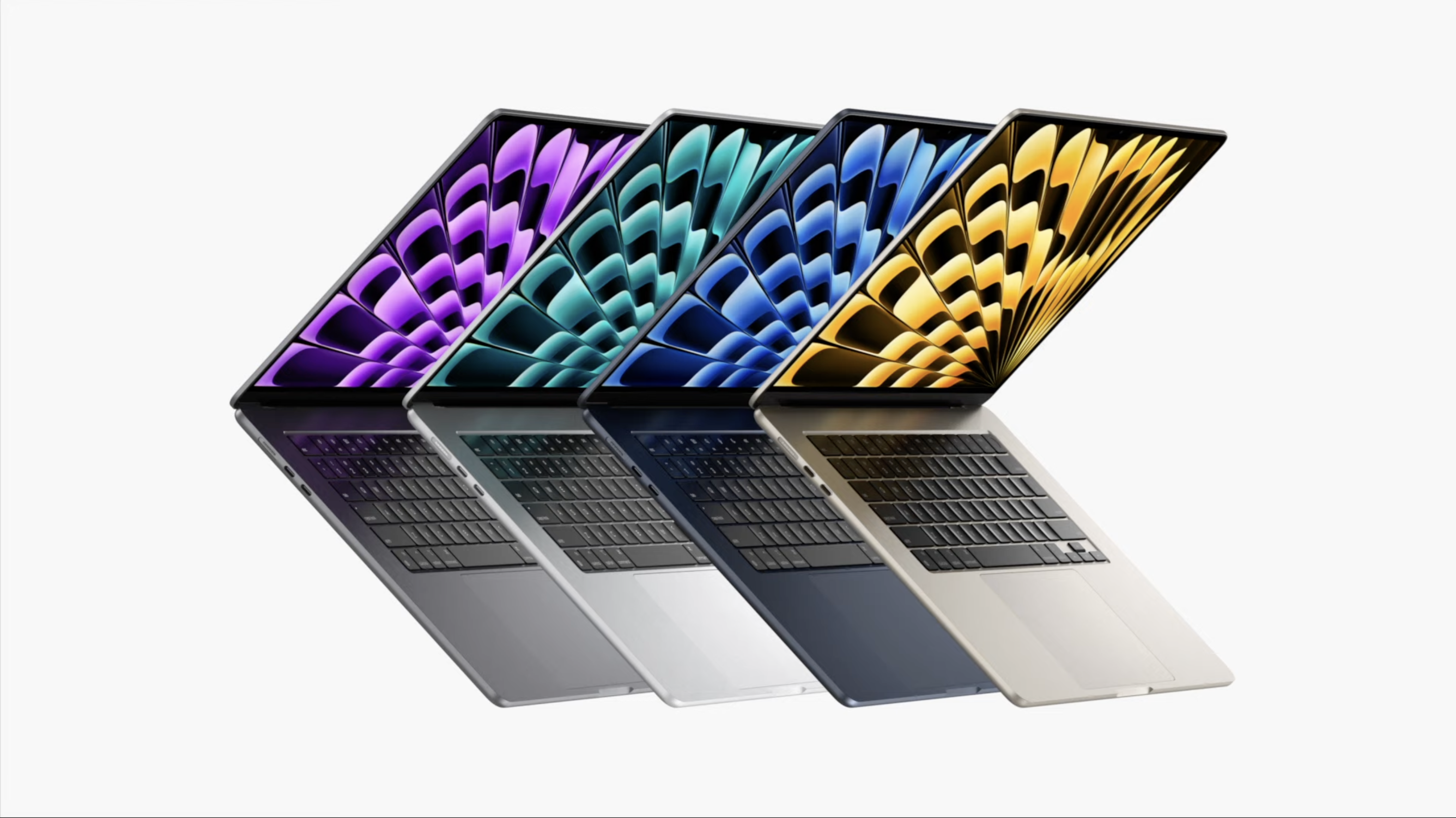 Four new MacBook Air models