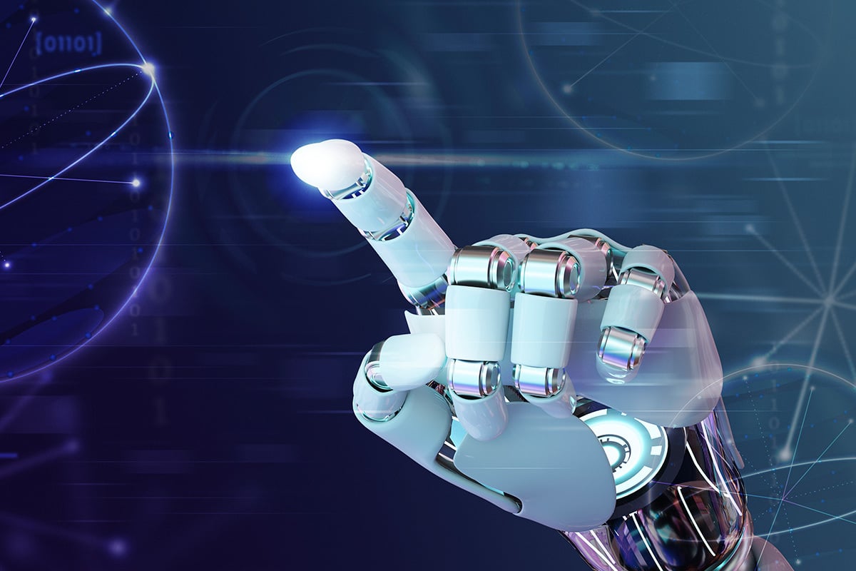 robotic finger graphic