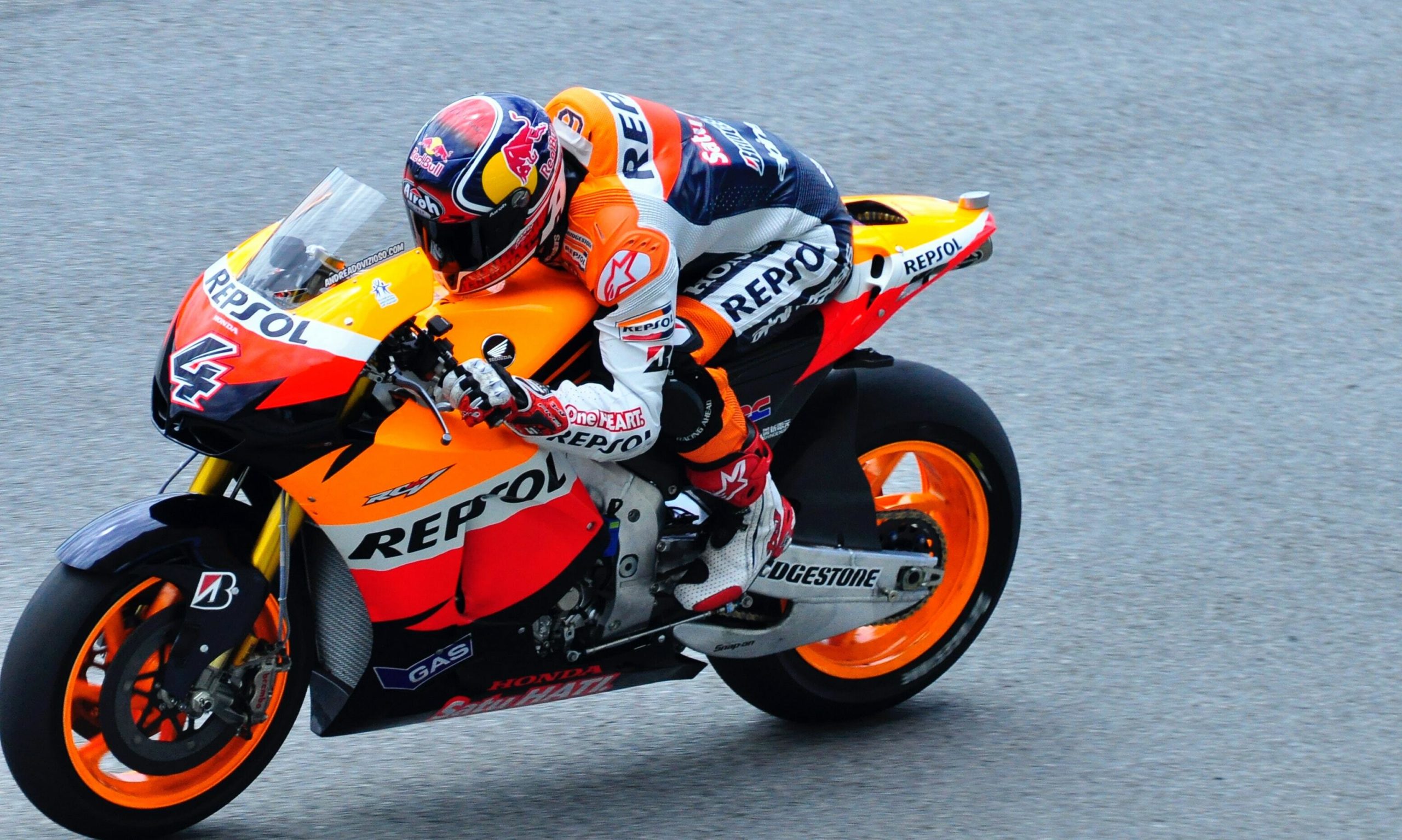 MotoGP rider on bike