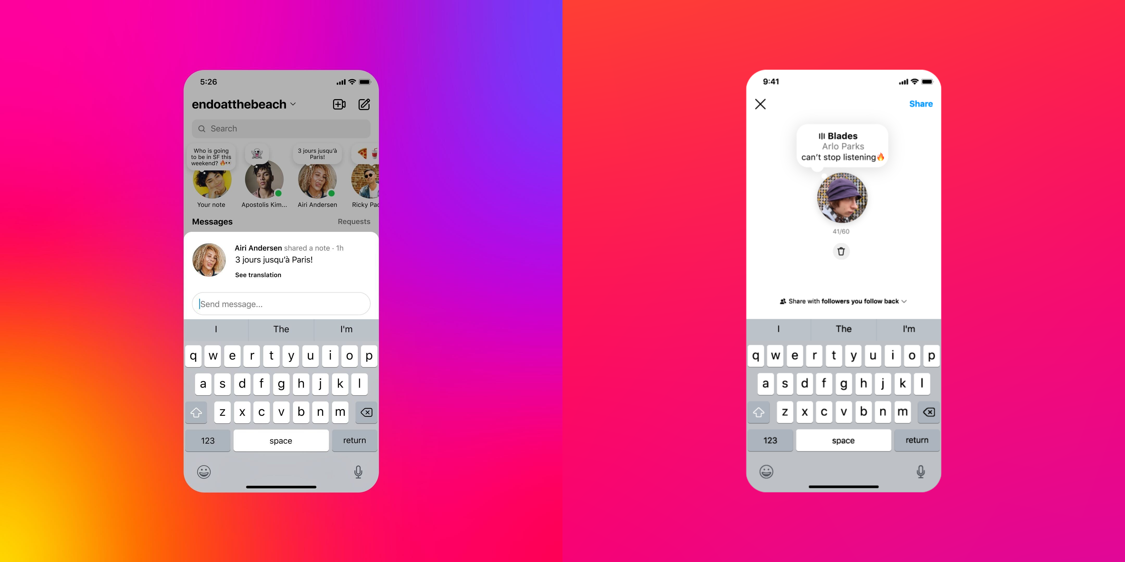 How to translate an Instagram Note. How to add music to your Instagram Notes.