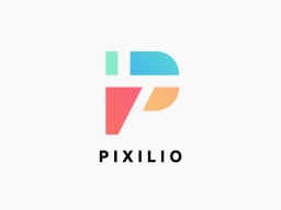 Pixilio logo with the brand name under it