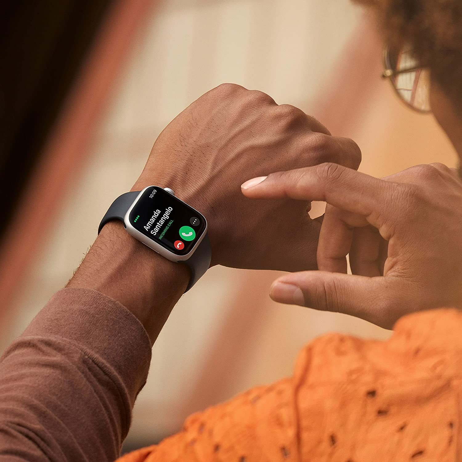 Apple Watch Series 8 on wrist