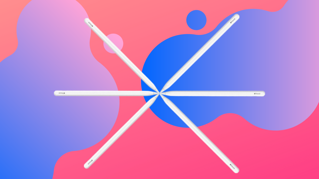 Six Apple pencils