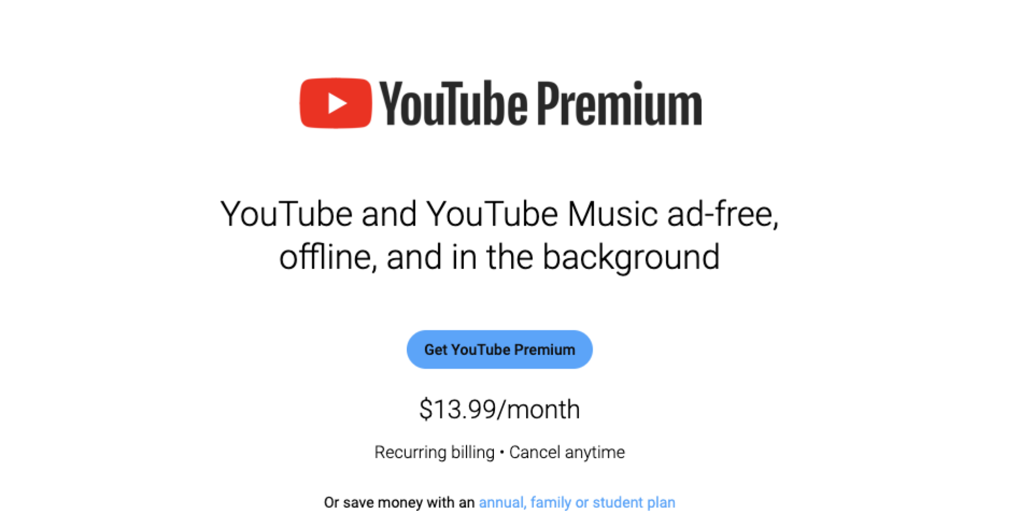 YouTube Premium