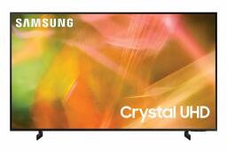 Samsung 50-Inch AU8000B Smart TV over a white background