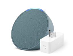 Amazon Echo Pop and Smart Plug Bundle