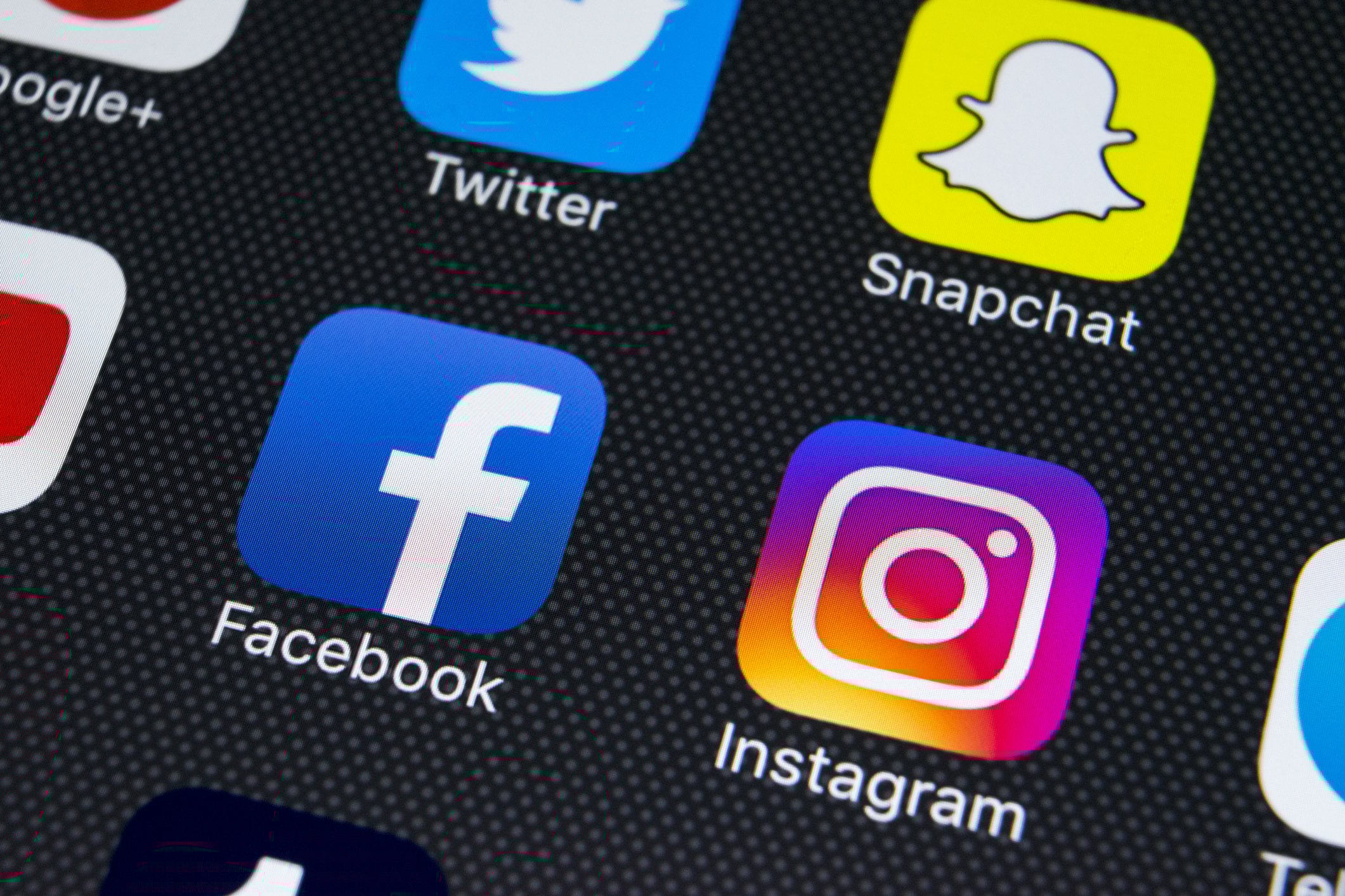 Facebook and Instagram apps on a smartphone