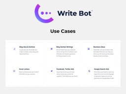 Write Bot™ advert