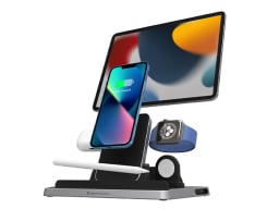 OMNIA Q5 Five-in-One Wireless Charging Station shown over a white background