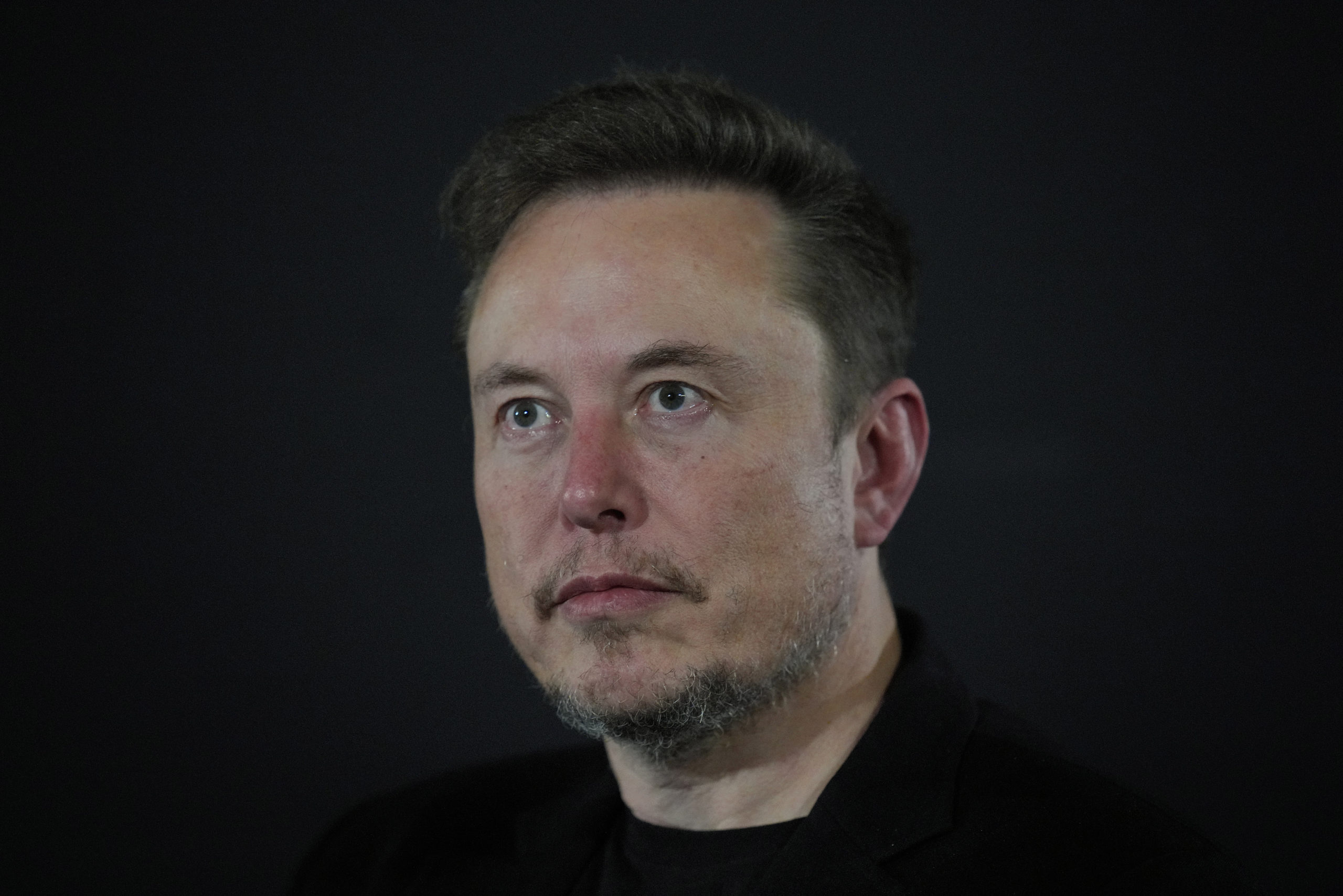 CEO Elon Musk during an in-conversation event with British Prime Minister Rishi Sunak at Lancaster House on November 2, 2023