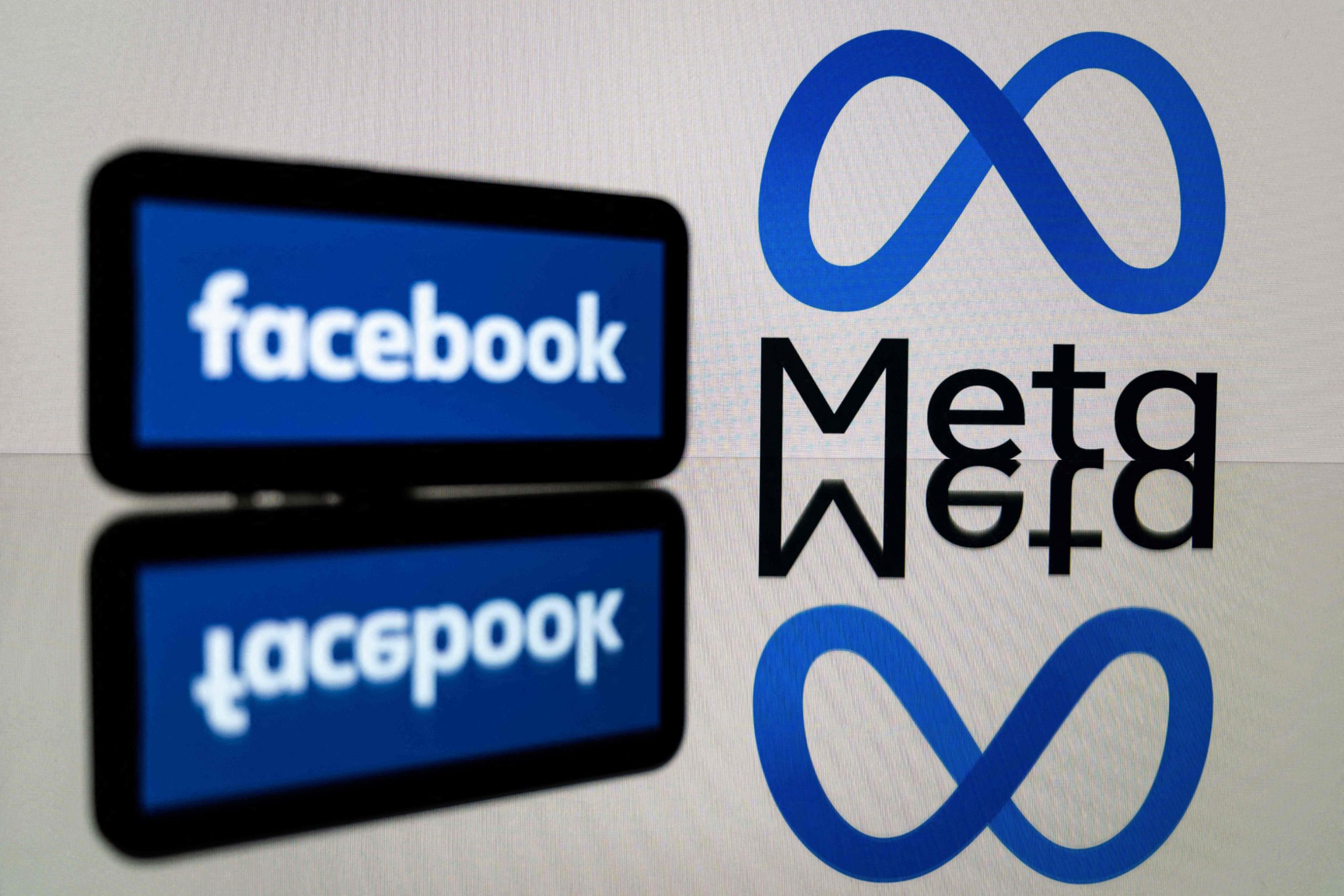 Meta and Facebook logos