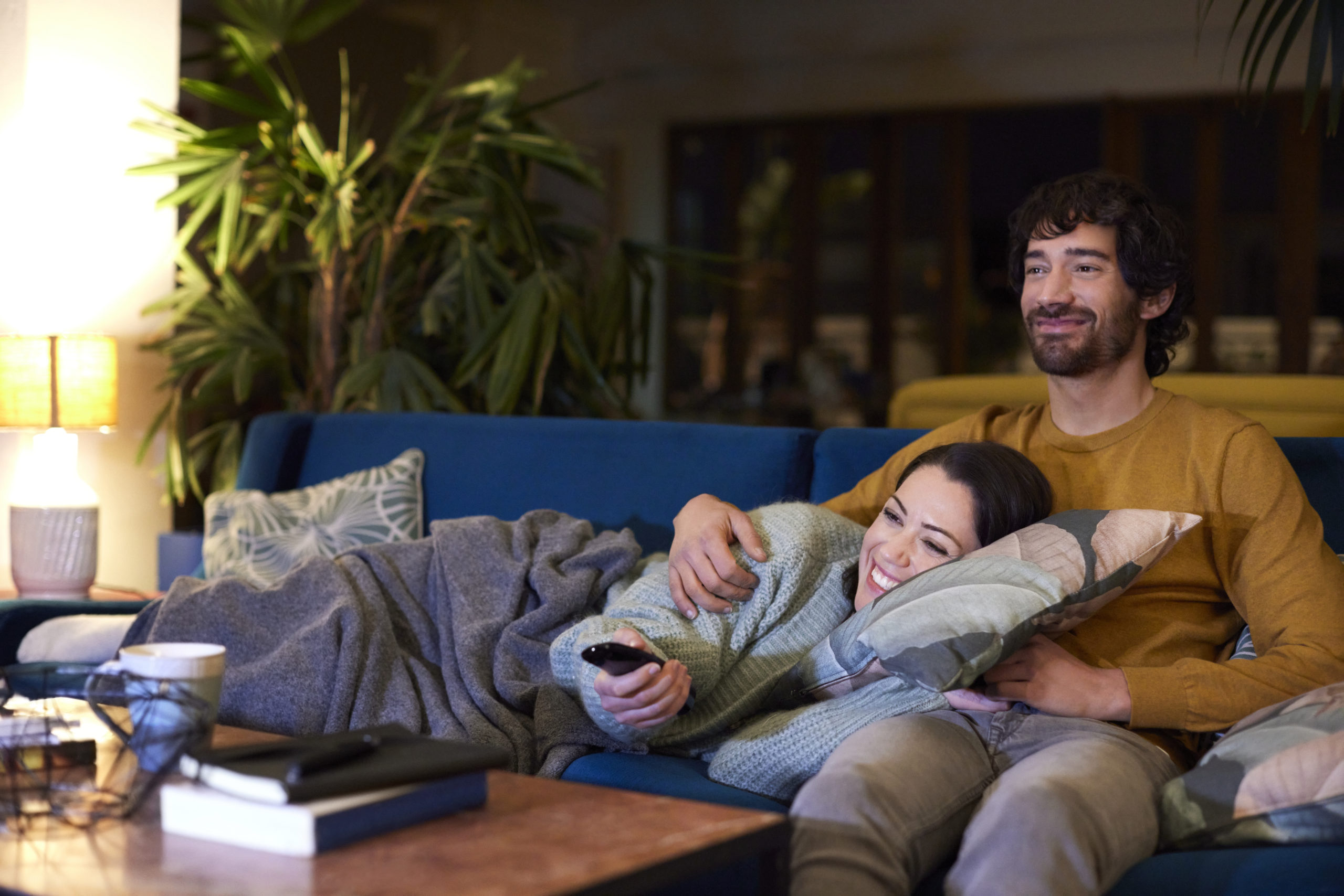 couple watching TV