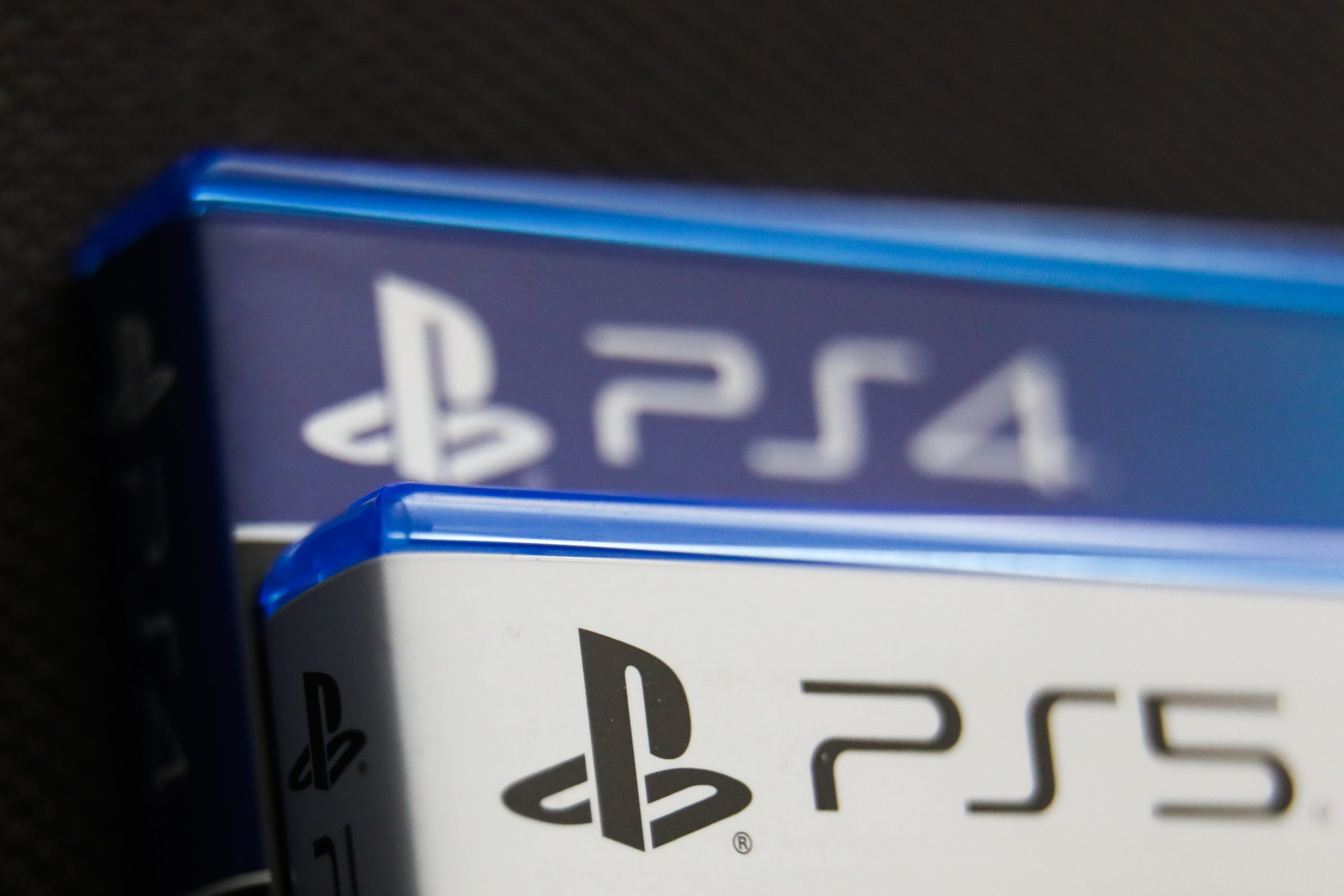 PlayStation 4 and PlayStation 5 logos