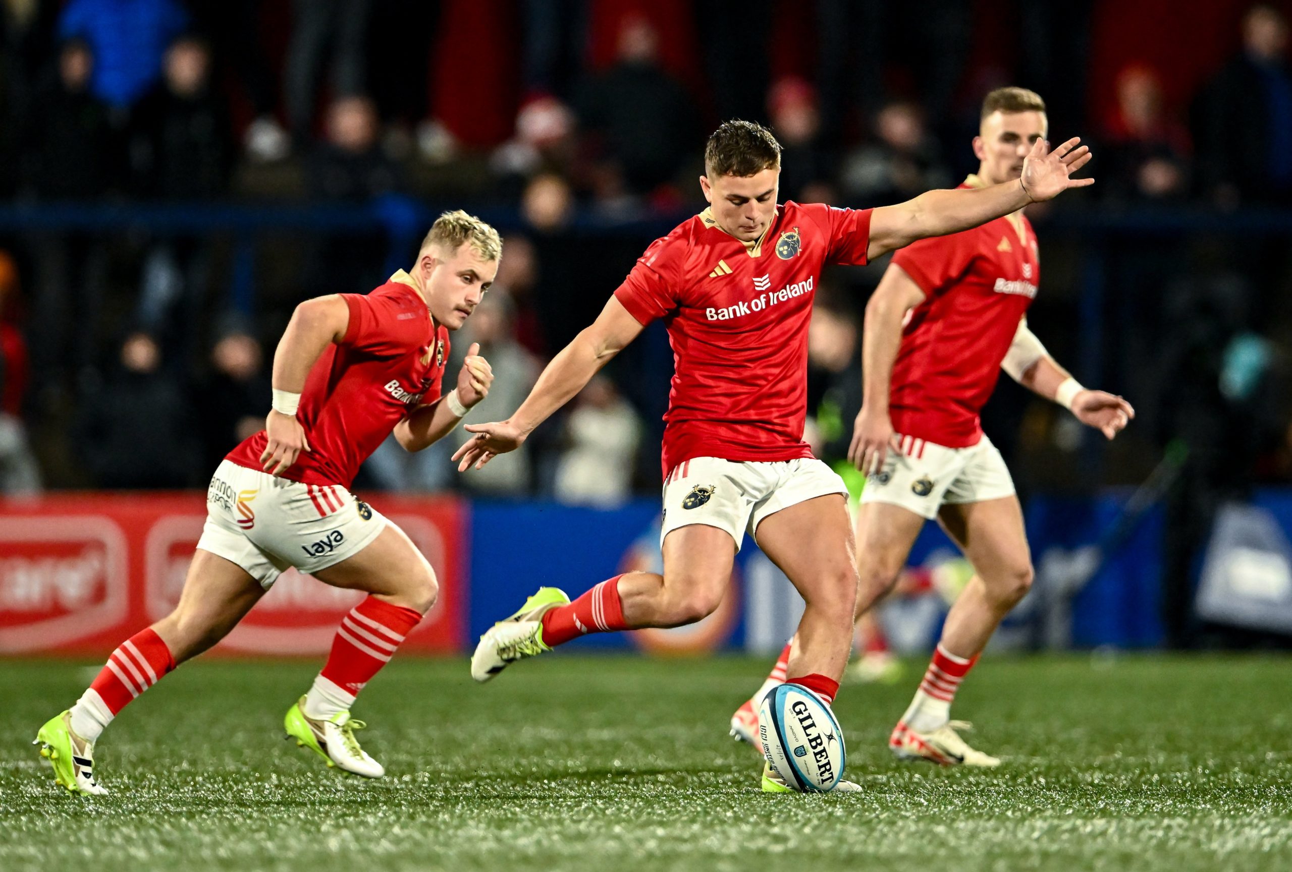 Tony Butler of Munster during the United Rugby Championship match between Munster and Dragons