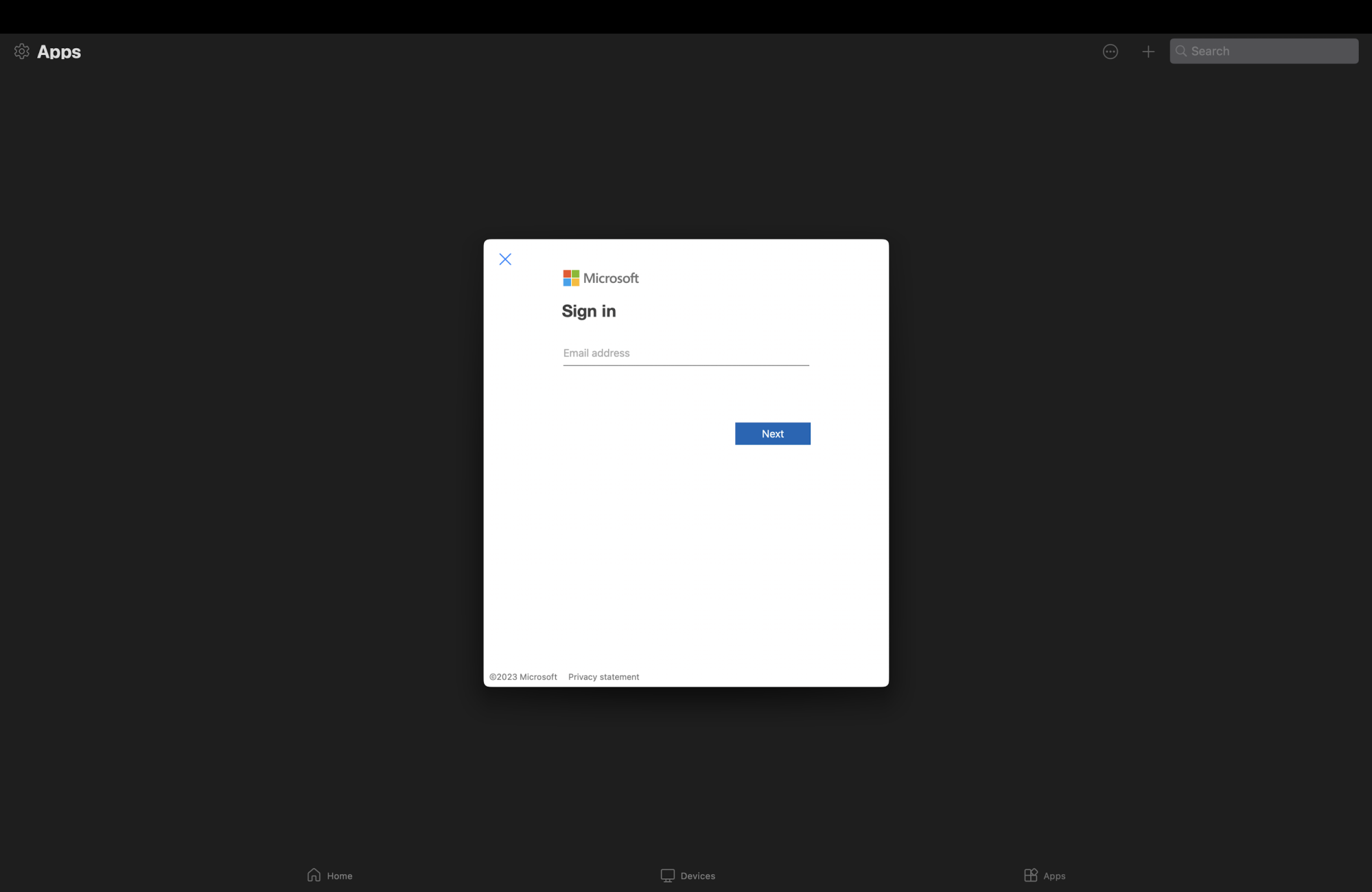 Windows app