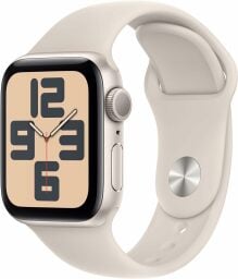 an apple watch SE on a white background