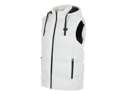 white puffer vest