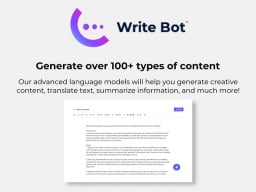 A WriteBot infographic