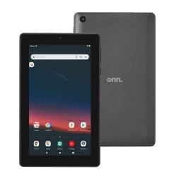 an onn. 7-inch tablet on a white background