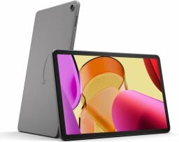Amazon Fire Max 11 tablet seen from front and back